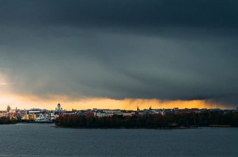 Rain over Helsinki. Kuva: Jussi Hellsten/Helsinki partners